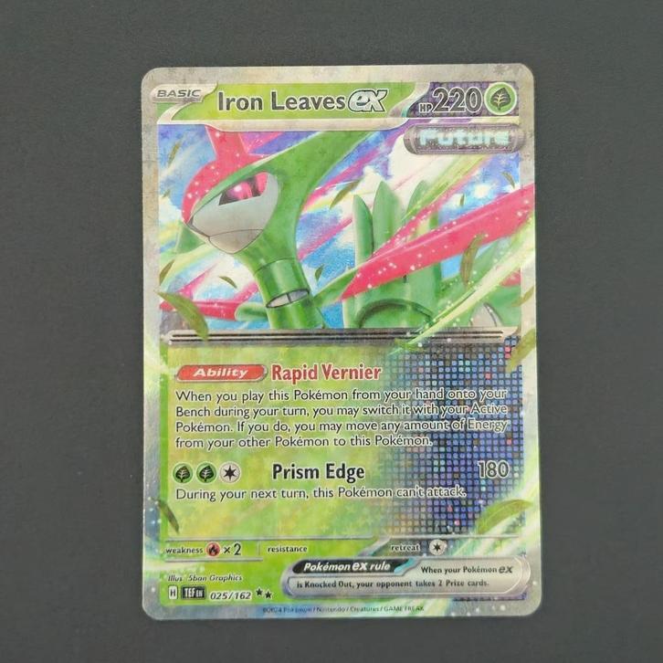 Iron Leaves ex (TEF 025), Hobby en Vrije tijd, Verzamelkaartspellen | Pokémon, Zo goed als nieuw, Losse kaart, Ophalen of Verzenden