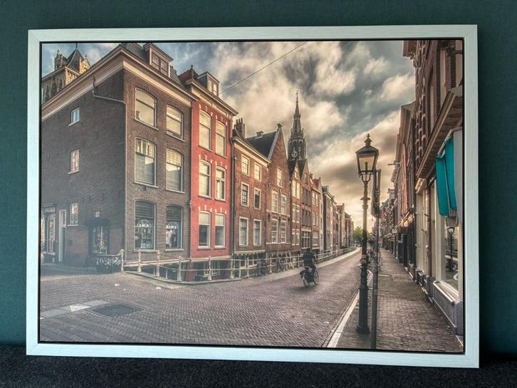 Canvas Delft - Oude langendijk - Wijnand Jansen - IKEA, Antiek en Kunst, Kunst | Tekeningen en Foto's, Ophalen