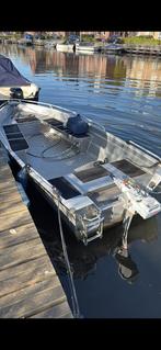 Elektrische Aluminium Sloep 4.50m, Watersport en Boten, Ophalen, Elektrisch, Aluminium, Zo goed als nieuw