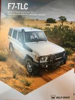 4x Toyota LandCruiser gepantserde Welp folders/brochures, Boeken, Ophalen of Verzenden, Zo goed als nieuw, Toyota