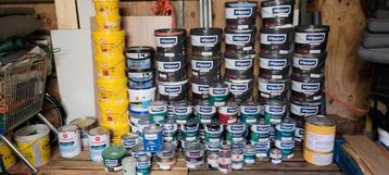 Wijzonol Wijzotex muurverf zijdeglans Hechtprimer enz beschikbaar voor biedingen