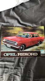 Boekje over Opel record jaren 60, Gelezen, Ophalen of Verzenden, Opel