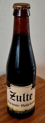 oude Volle fles Oud bruin bier van ZULTE van 1985, Ophalen of Verzenden, Zo goed als nieuw, Flesje(s), Overige merken