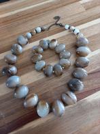 Armband en ketting van mooie steen, Ophalen of Verzenden, Gebruikt