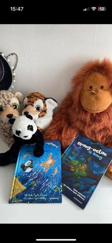 Knuffels & Boeken Jungle Thema beschikbaar voor biedingen
