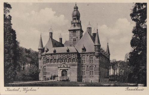 raadhuis kasteel wychen, Verzamelen, Ansichtkaarten | Nederland, 1960 tot 1980, Ophalen of Verzenden