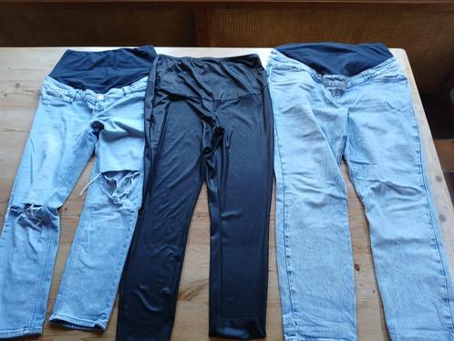 3 lange zwangerschapsbroeken diverse maten, Kleding | Dames, Positiekleding, Zo goed als nieuw, Broek of Spijkerbroek, Maat 42/44 (L)