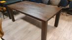koloniale hardhouten eettafel van 190x100cm, Ophalen, 100 tot 150 cm, Nieuw, Vijf personen of meer