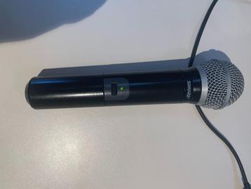 Shure PG58 draadloze microfoon (defect) – M10 frequentieband beschikbaar voor biedingen