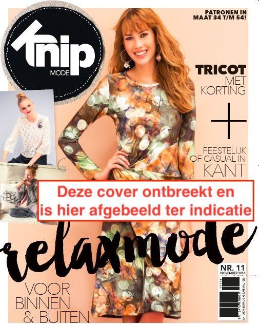 Knip Mode november 2016, Hobby en Vrije tijd, Kledingpatronen, Gebruikt, Overige typen, Vrouw, Knipmode, Ophalen of Verzenden