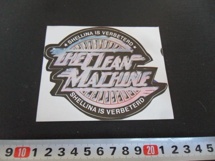 sticker SHELL Shellina is verbeter The Clean Machine, Verzamelen, Stickers, Zo goed als nieuw, Bedrijf of Vereniging, Ophalen
