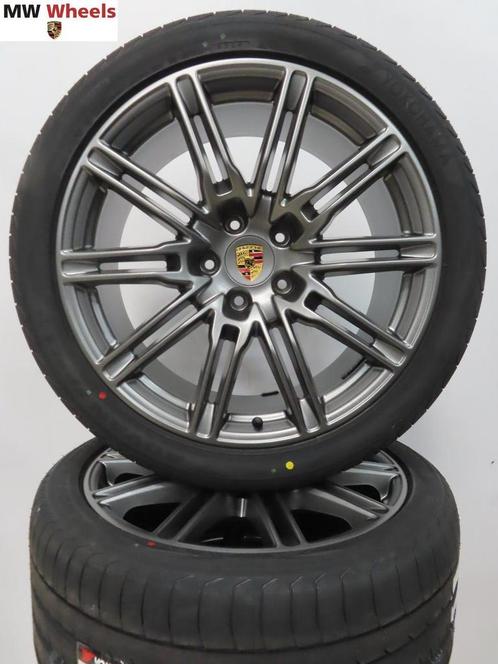 Porsche Cayenne GTS 21 inch velgen zomerbanden nieuwe set, Auto-onderdelen, Banden en Velgen, Banden en Velgen, Zomerbanden, 21 inch