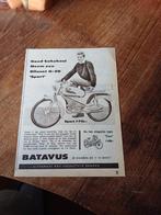 Advertentie van Batavus bilonet G- 50 Sport 1957, Ophalen of Verzenden, Zo goed als nieuw, Overige typen