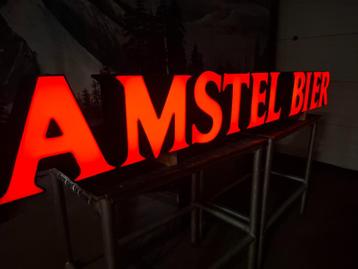 amstelbier neon reclame lichtbak beschikbaar voor biedingen