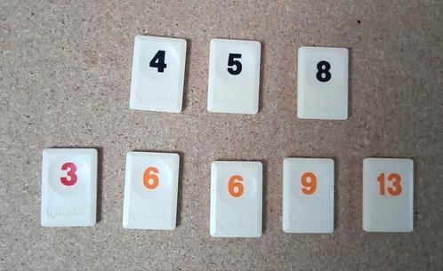 Rummikub Original steentjes los te koop (spel incompleet), Hobby en Vrije tijd, Gezelschapsspellen | Bordspellen, Zo goed als nieuw