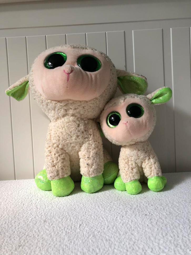 Ty beanie boo Lala, 24cm en 15cm, Kinderen en Baby's, Speelgoed | Knuffels en Pluche, Zo goed als nieuw, Overige typen, Ophalen of Verzenden