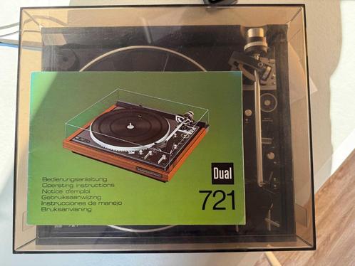 Platenspeler, tuner/versterker, boxen en LP's, Audio, Tv en Foto, Platenspelers, Gebruikt, Dual, Ophalen