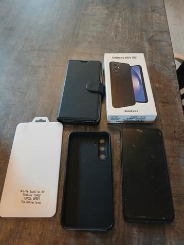 Samsung galaxy A54 5G 128GB krasvrij met hoesjes en meer beschikbaar voor biedingen