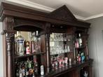 Complete bar met krukken en stamtafel, Ophalen, Gebruikt, Inclusief barstoelen