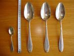 Drie verzilverde diner/eetlepel/theelepel Wellner.(21/11cm), Antiek en Kunst, Antiek | Bestek, Ophalen