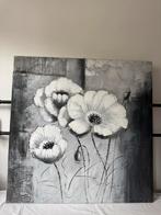 Wandschilderij Bloemen 80x80cm, Antiek en Kunst, Kunst | Schilderijen | Klassiek, Ophalen