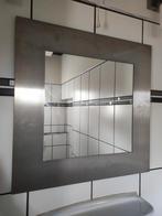 Moderne Spiegel met Metalen Frame, 100 tot 150 cm, Ophalen of Verzenden, Zo goed als nieuw, Rechthoekig