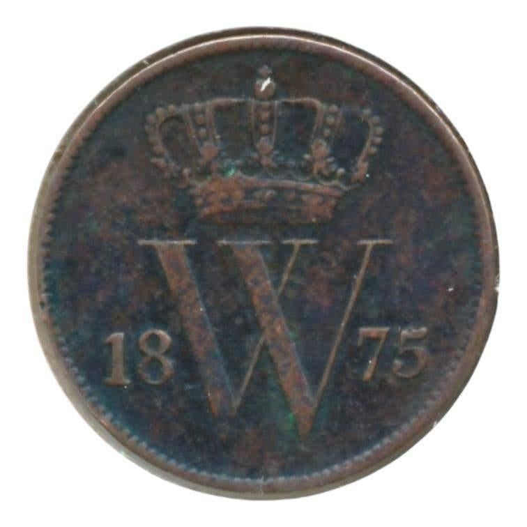 Nederland 1 Cent 1875 Willem III