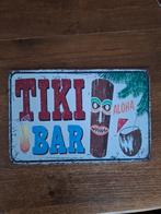 Metalen Tiki Bar Bord, Ophalen of Verzenden, Gebruikt