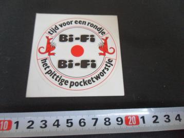 sticker tijd voor een rondje BI-FI het pittige pocketworstje beschikbaar voor biedingen