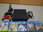 PS4 met games en 2 controllers, Spelcomputers en Games, Spelcomputers | Sony PlayStation 4, Met 2 controllers, Ophalen of Verzenden