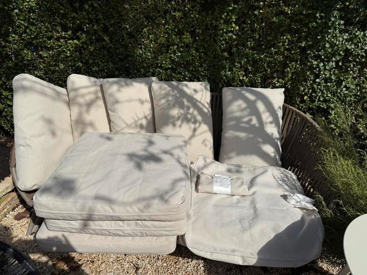 Ikea kussens en hoezen Frösön (Nieuwprijs 350 euro), Tuin en Terras, Tuinsets en Loungesets, Zo goed als nieuw, Overige materialen