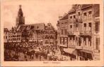 Nijmegen - Markt jaren 20, Verzamelen, Ansichtkaarten | Nederland, Verzenden, 1920 tot 1940, Gelopen, Gelderland