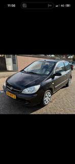 Hyundai Getz 1.1 3DRS 2008 Zwart, Auto's, Voorwielaandrijving, 450 kg, 31 €/maand, 4 cilinders