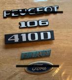 Verzamelen automerken 106 410D Fiat emblemen, Auto diversen, Ophalen of Verzenden