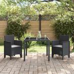 Tuinstoel 2 pcs Antraciet 53 x 49 x 85 cm €75, Tuin en Terras, Ophalen of Verzenden, Nieuw