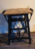 Eettafel + 2 stoelen, Ophalen of Verzenden, Gebruikt