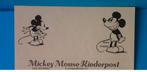 gezocht Mickey Mouse kinderpost briefpapier Pelletier Krause, Verzamelen, Disney, Ophalen of Verzenden, Mickey Mouse, Gebruikt