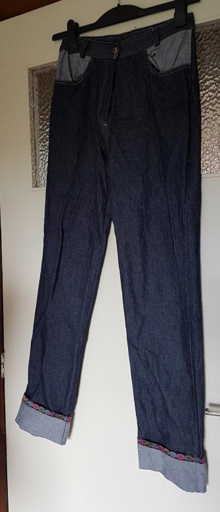 Leuke bohemian boho gipsy jeans, XS 34/36 even kijken., Kleding | Dames, Spijkerbroeken en Jeans, Gedragen, W27 (confectie 34) of kleiner