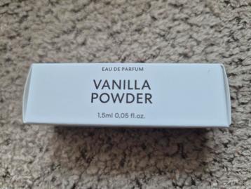 MATIERE PREMIERE vanilla powder sample proefje NIEUW parfum  beschikbaar voor biedingen