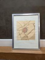 Plattegrond Oldenzaal Jacob van Deventer reproductie, Voor 1800, Ophalen of Verzenden, Nederland, Landkaart