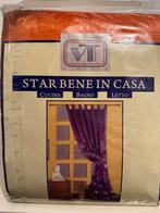 Oranje Organza/Satijnen Gordijn met Decoraties - Nieuw!, Overige kleuren, 200 cm of meer, 150 tot 200 cm, Nieuw