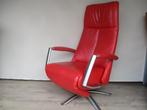 NIEUWSTAAT design relax fauteuil Twice 3 motoren accu rood, Huis en Inrichting, Fauteuils, Minder dan 75 cm, Ophalen of Verzenden