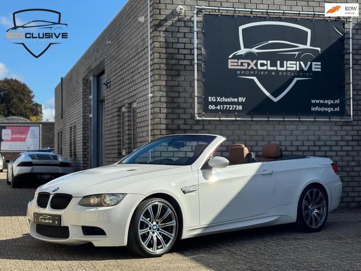 BMW 3-serie Cabrio M3 M DCT 4.0 V8 Lagerschalen/Leder/420PK, Auto's, BMW, Bedrijf, Te koop, 3-Serie, ABS, Airbags, Airconditioning