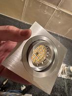 SLV 11 zilver grijze inbouw led plafondspots, Led, Metaal of Aluminium, Ophalen of Verzenden, Zo goed als nieuw