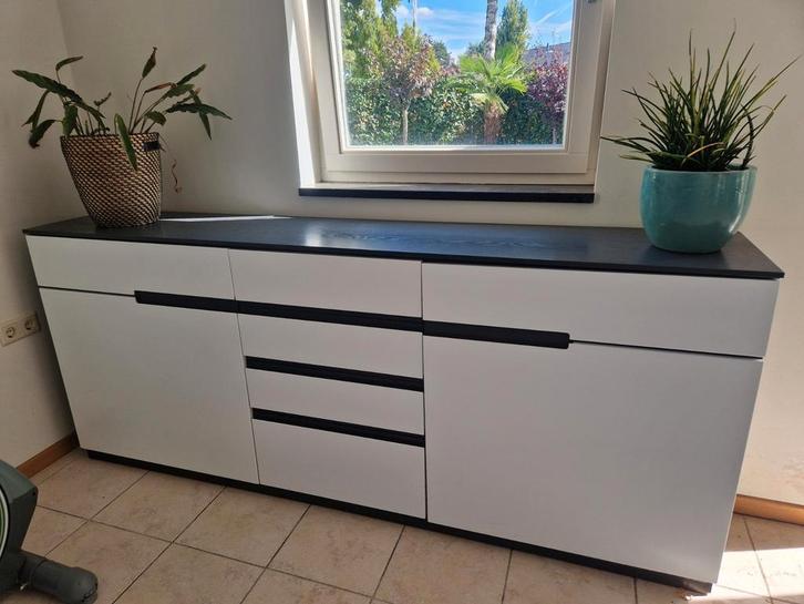 Wandkast grijs/wit, Huis en Inrichting, Kasten | Dressoirs, Ophalen