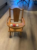 Poppen kinderstoel hout, Ophalen, Gebruikt, Overige typen