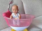 Leuk poppenbadje inclusief babypopje, Kinderen en Baby's, Speelgoed | Poppen, Ophalen of Verzenden, Gebruikt, Babypop