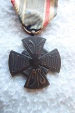 Ned. Mobilisatie kruis 1914-1918 WW1, Ophalen of Verzenden, Landmacht, Nederland, Lintje, Medaille of Wings