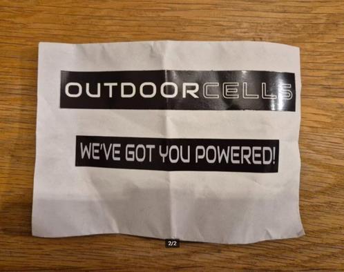 Kortingsbon €150 Outdoorcells voor €100, Watersport en Boten, Hengelsport | Algemeen, Nieuw, Overige typen, Ophalen of Verzenden