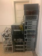 Grote partij crypto mining apparatuur – rigs & onderdelen, Ophalen, Gebruikt
